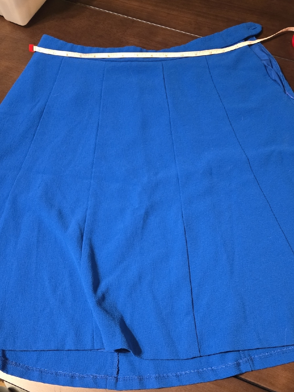 Blue a-line skirt from the Limited